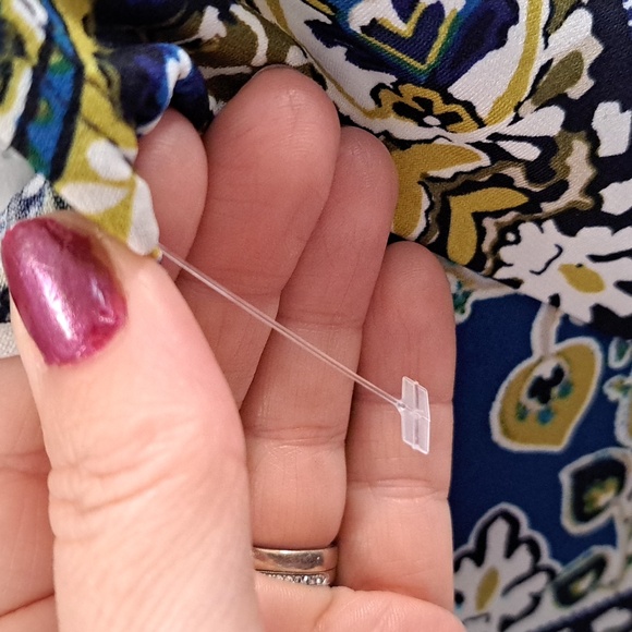 EN Focus Studio Blue Paisley Sleeveless Keyhole Front Dress. Size 12 NWOT - Picture 7 of 10